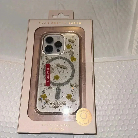 Plum Pretty Sugar Protective case for iPhone 15 Pro - Picture 1 of 3
